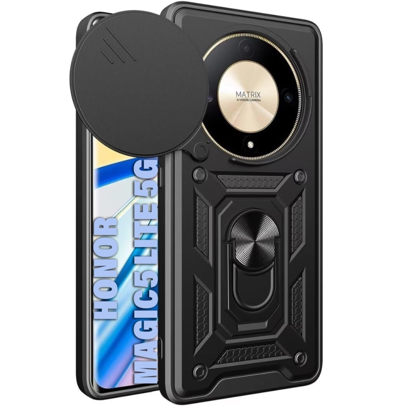 Чохол-накладка BeCover Military для Honor Magic5 Lite 5G Black (710996)