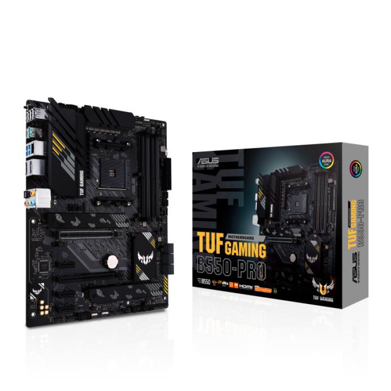 Материнcька плата ASUS TUF GAMING B550-PRO sAM4 B550 4xDDR4 M.2 HDMI DP ATX