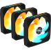 Вентилятор Gigabyte EZ Chain Fan 120 3-Pack Black (GP-GBT EZFAN1203)