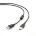 Кабель Cablexpert CCF-USB2-AMAF-6 подовжувач USB 2.0 AM/AF 1,8 м, феритовий фільтр