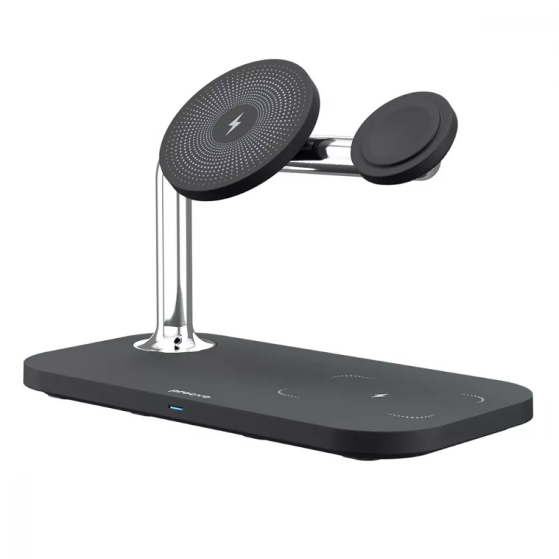 Бездротовий зарядний пристрій Proove Magnetic Field 3in1 15W Black (WSMF15010001)