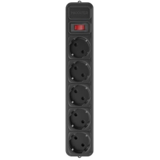 Фільтр живлення  Maxxter 5 розеток 3м (SPM5-G-10B) чорний