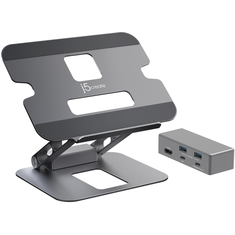 Док-станція J5create USB-C 6-в-1 (JTS327-N)