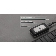 Накопичувач зовнішній SSD Portable 4ТB Kingston XS2000 BoC Silver (SXS2000/4000GA)