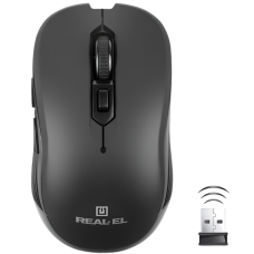 Миша бездротова REAL-EL RM-331W Black
