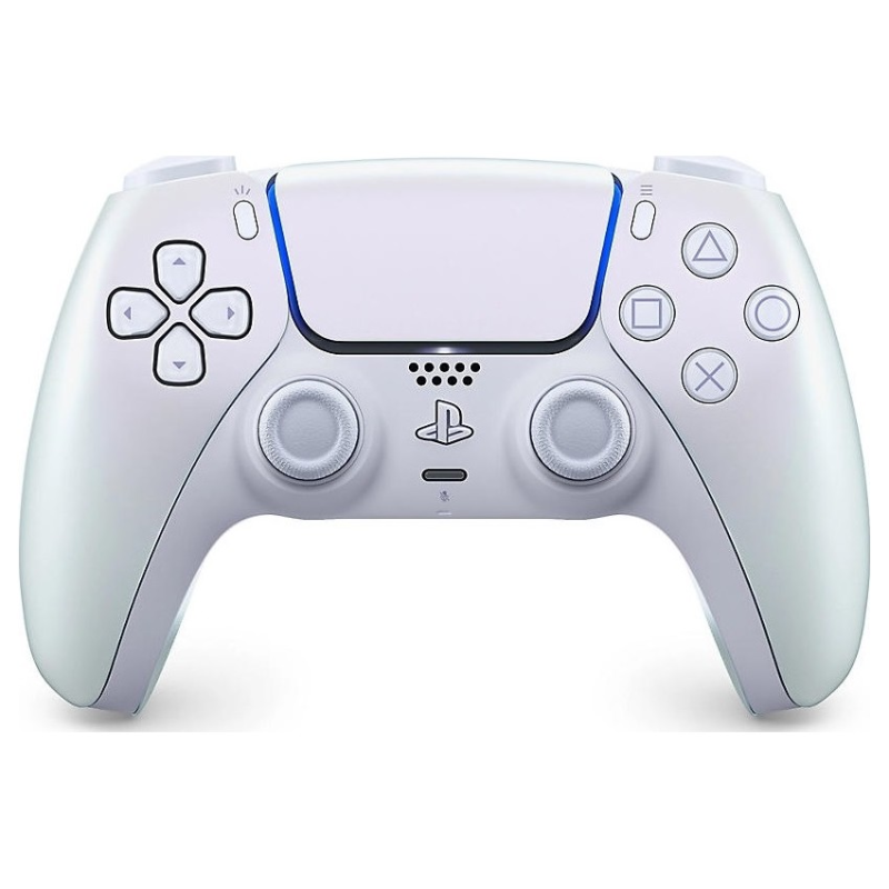 Геймпад бездротовий Sony PlayStation 5 DualSense Chrome Pearl (1000050600)