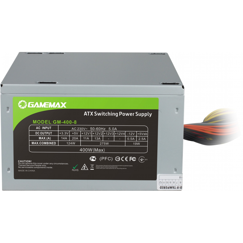 Блок живлення GameMax GM-400-8CM 400W