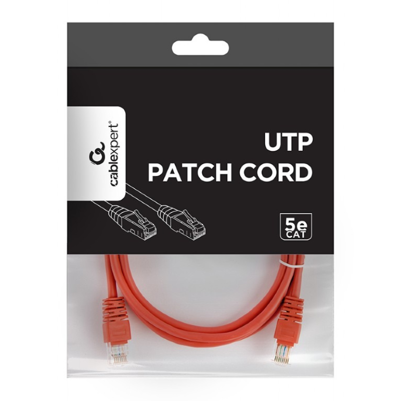 Патч-корд UTP Cablexpert (PP12-1.5M/R) літий, 50u 