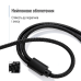 Адаптер ColorWay 3.5 мм - 2х3.5 мм (F/M), 1 м, Black (CW-AD-J2MJ)
