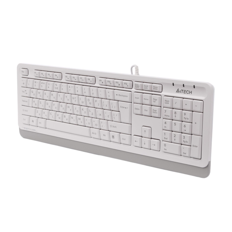 Клавіатура A4Tech Fstyler FKS10 White