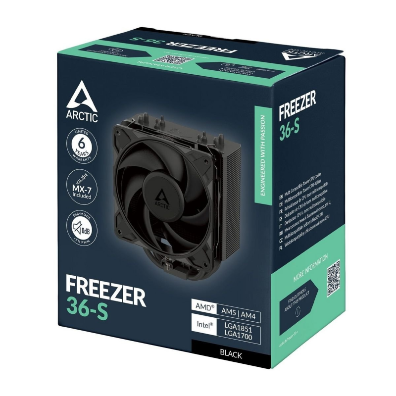 Кулер процесорний Arctic Freezer 36S Black (ACFRE00196A)