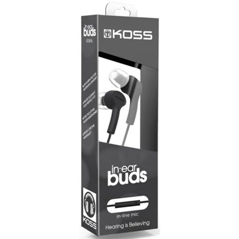 Гарнітура KOSS KEB9iK Mic Black (192526)