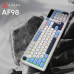 Клавіатура Ajazz AF98 Black USB-C Glacier Blue (AF98-GB)