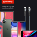 Кабель ColorWay USB-C - Lightning (M/M), PD Fast Charging, 3 А, 1 м, Grey (CW-CBPDCL033-GR)