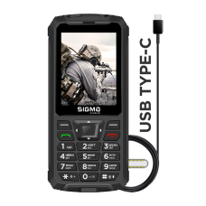 Мобільний телефон Sigma mobile X-treme PR68 Type-C Dual Sim Black (4827798122419)