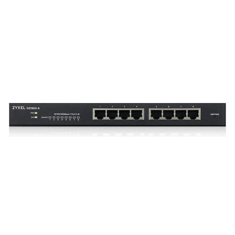 Комутатор ZYXEL GS1900-8 (GS1900-8-EU0102F)