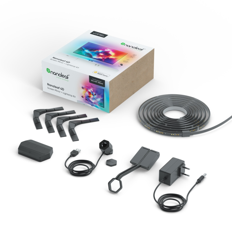 Набір адаптивного Ambilight підсвічування Nanoleaf 4D Screen Mirror + Lightstrip Kit для ТБ та моніторів до 85