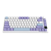 Клавіатура бездротова Ajazz AK820 Pro Flying Fish Switch Purple RGB With Screen (AK820PRO-FF-PWB)