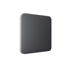 Кнопка для одноклавішного або прохідного вимикача Ajax SoloButton (1-gang/2-way) Graphite
