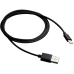 Кабель Canyon USB - USB Type-C (M/M), 1 м, Black (CNE-USBC1B)