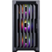 Корпус 1stPlayer H2-BK-4F7 Black без БЖ