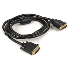 Кабель PowerPlant (CA910854) DVI-D 24M-24M, 1.5м, Double ferrites, Black