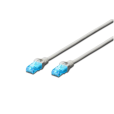 Патч-корд Digitus (DK-1511-0025) cat.5e, U/UTP, 0.25 м, AWG 26/7, PVC, сірий