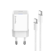 Мережевий зарядний пристрій ColorWay GaN Mini 35W PD Port PPS USB-C White (CW-CHS056PDC-WT) + кабель USB Type-C