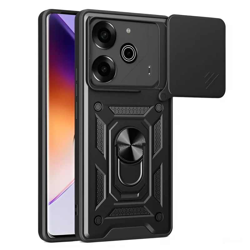 Чохол-накладка BeCover Military для Tecno POVA 6 (LI7) Black (712167)