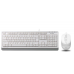 Комплект (клавіатура, миша) A4Tech F1010 White