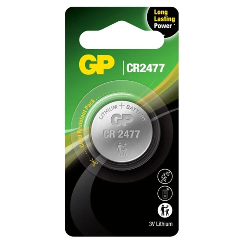 Батарейка GP CR2477 3B Lithium 1шт (GPCR2477E-CPU1)