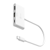USB-хаб J5create USB-C 3-в-1 White (JCA399-N)