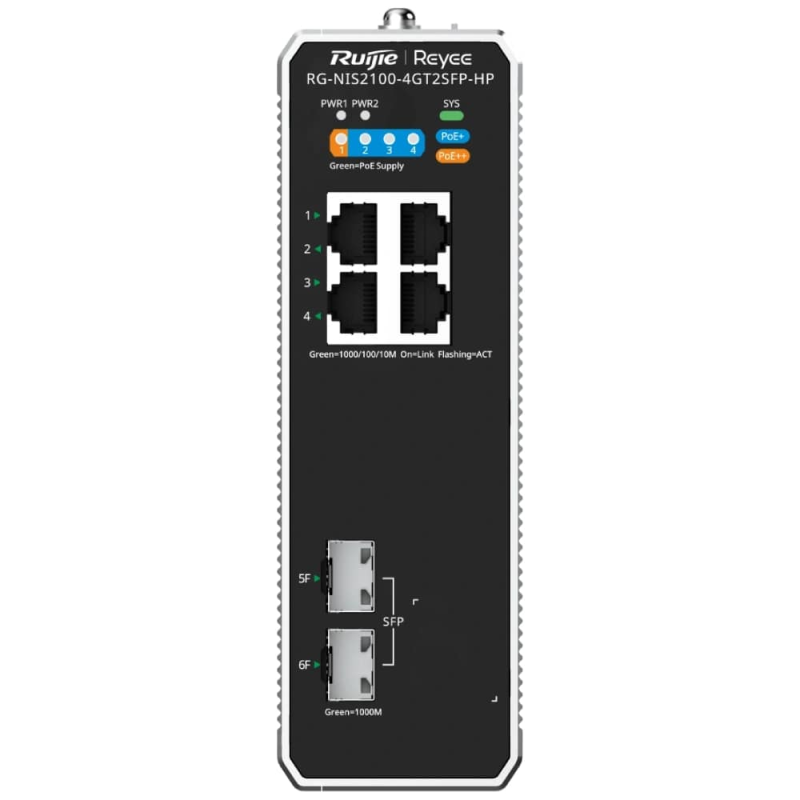 Комутатор Ruijie Reyee RG-NIS2100-4GT2SFP-HP