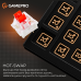 Клавіатура GamePro Genesis Metallic MK110B Outemu Red Swithes USB Black
