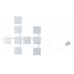 Розумна система освітлення Nanoleaf Canvas Smarter Kit Apple HomeKit, 9 шт. (NL29-0002SW-9PK)