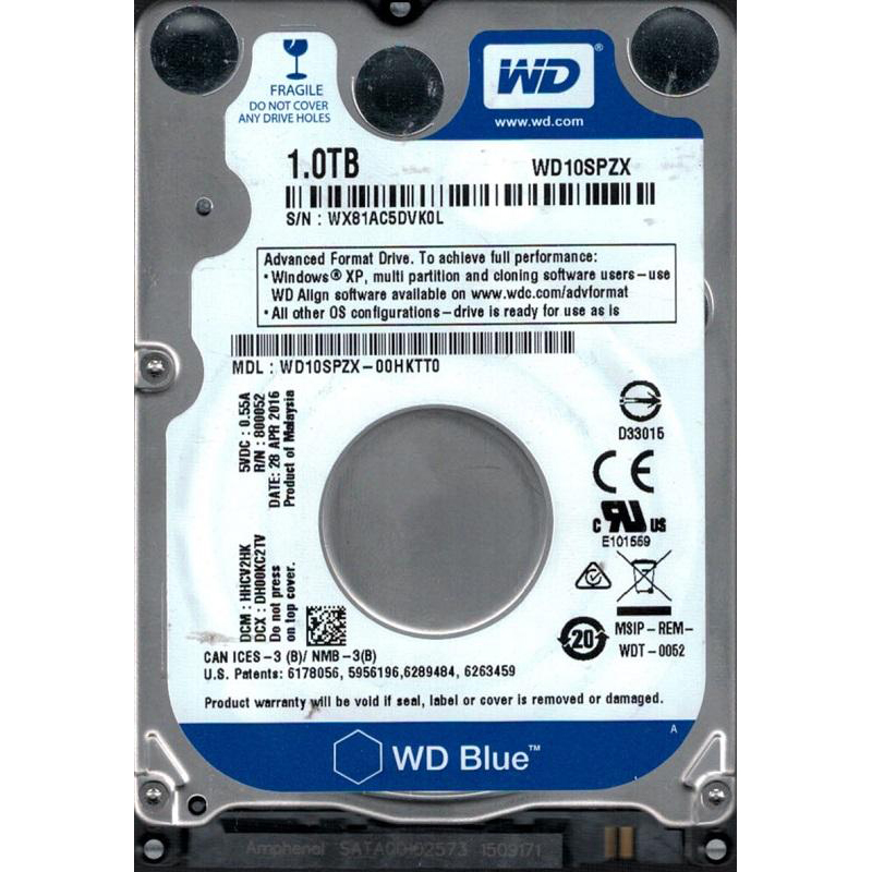 Накопичувач HDD 2.5