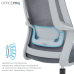 Крісло офісне OfficePro Harmony OC310-G-G-G Gray
