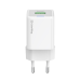 Мережевий зарядний пристрій ColorWay GaN Mini 20W PD Port PPS USB (Type-C PD + USB QC4.0) White (CW-CHS062PD-WT)