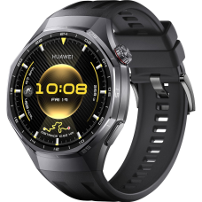 Смарт-годинник Huawei Watch GT 6 Pro 46mm Black with Black Fluoroelastomer Strap (55020FTU)