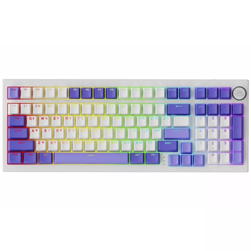 Клавіатура Proove Gaming Slicker Special Edition UA White/Purple