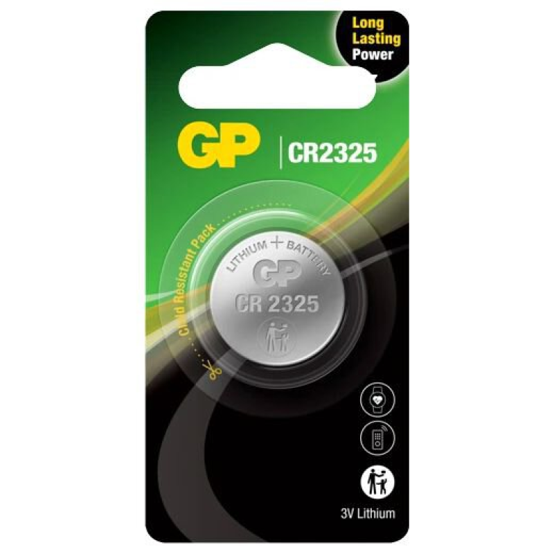 Батарейка GP CR2325 3B Lithium 1шт (CR2325-U1)