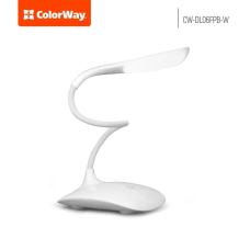 Настільна лампа LED ColorWay CW-DL06FPB-W White