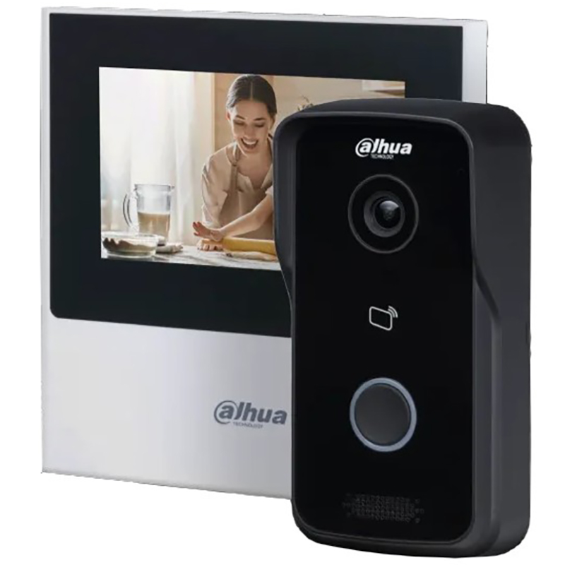 Комплект Dahua Mіні DHI-VTH2611L-WP 4.3