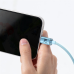 Кабель Baseus Crystal Shine USB - Lightning (M/M), 2.4A, 2 м Sky Blue (CAJY001203)