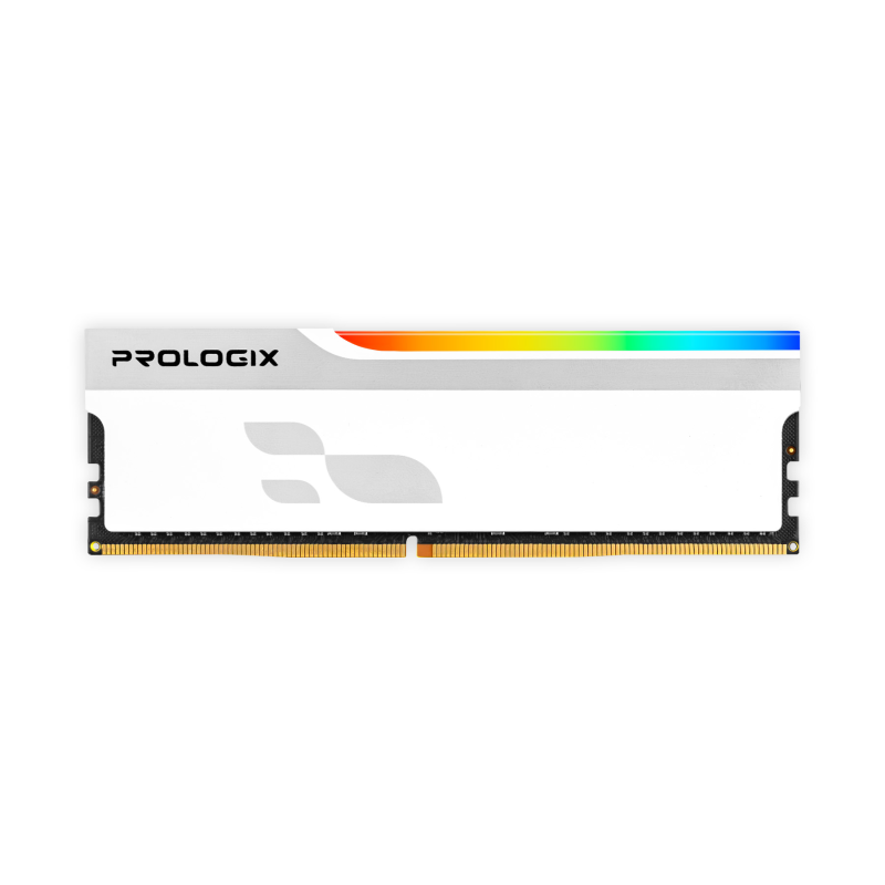 Модуль пам`ятi DDR4 16GB/3600 Prologix Onyx White RGB (PRO16GB3600YWR4)