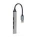 USB-хаб Gembird 4 ports Grey (UHB-U3P1U2P3-02)