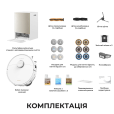 Робот-пилосос Dreame Bot Matrix 10 Pro White (RLM61HE-Wh)