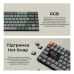 Клавіатура бездротова Keychron K3 Max, Gateron MX 2.0 Brown, Hot-Swap, RGB UA Black (K3M-H3-UA)