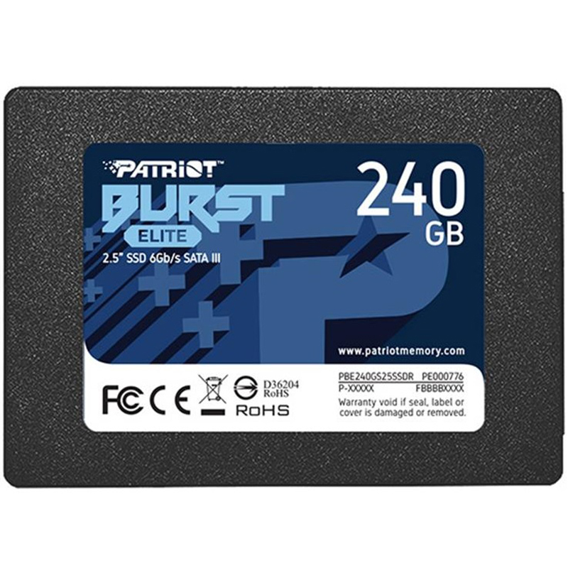 Накопичувач SSD  240GB Patriot Burst Elite 2.5