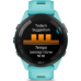 Смарт-годинник Garmin Forerunner 265 Black Bezel with Aqua Case and Aqua/Black Silicone Band (010-02810-12)